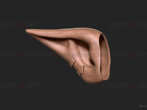 Elf Ear Wearable - Esil Ear Cosplay - Solo Leveling Anime 3D प्रिंट मॉडल