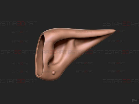 Elf Ear Wearable - Esil Ear Cosplay - Solo Leveling Anime 3D Print Model