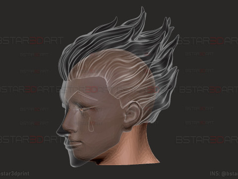 Hisoka Head Wearable Cosplay - Hunter X Hunter Anime Modello di stampa 3D