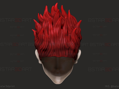 Hisoka Head Wearable Cosplay - Hunter X Hunter Anime Modello di stampa 3D