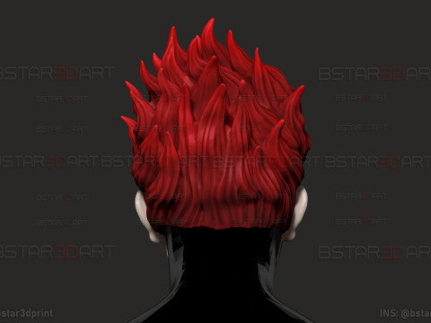 Hisoka Head Wearable Cosplay - Hunter X Hunter Anime Modello di stampa 3D