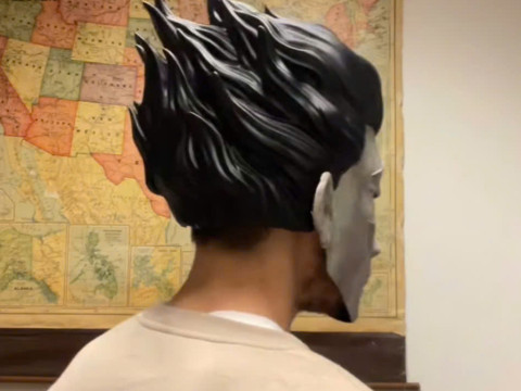 Hisoka Head Wearable Cosplay - Hunter X Hunter Anime Modello di stampa 3D