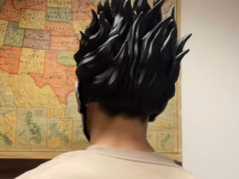 Hisoka Head Wearable Cosplay - Hunter X Hunter Anime Modello di stampa 3D