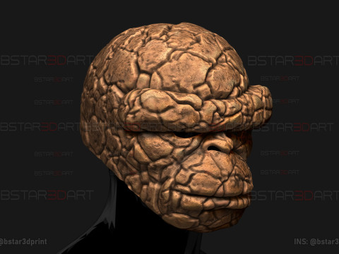The Thing Mask - Fantastic Four 2025 - Marvel Comics Modelo de Impressão 3D