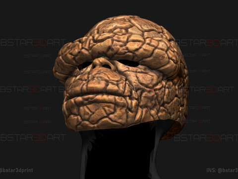 The Thing Mask - Fantastic Four 2025 - Marvel Comics Modelo de Impressão 3D