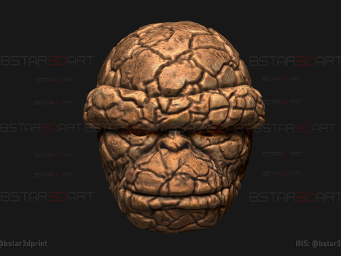 The Thing Mask - Fantastic Four 2025 - Marvel Comics Modelo de Impressão 3D