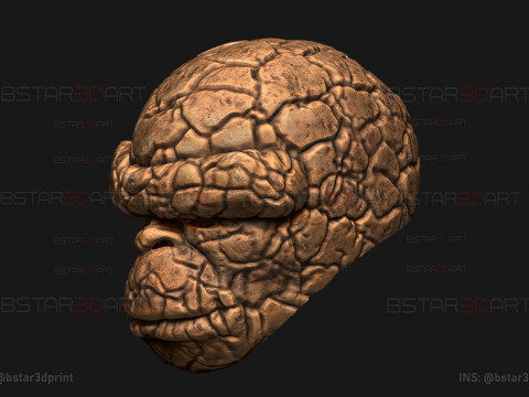 The Thing Mask - Fantastic Four 2025 - Marvel Comics Modelo de Impressão 3D