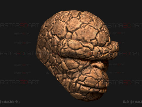 The Thing Mask - Fantastic Four 2025 - Marvel Comics Modelo de Impressão 3D