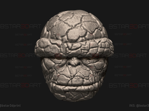 The Thing Mask - Fantastic Four 2025 - Marvel Comics Modelo de Impressão 3D