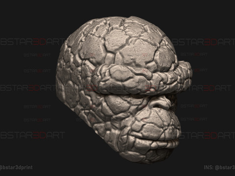 The Thing Mask - Fantastic Four 2025 - Marvel Comics Modelo de Impressão 3D
