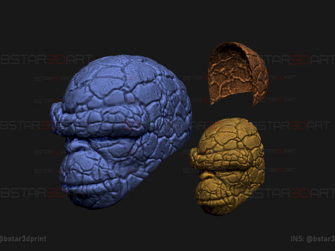 The Thing Mask - Fantastic Four 2025 - Marvel Comics Modelo de Impressão 3D