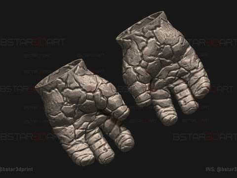 The Thing Hand Wearable - Fantastic Four - Marvel Comics 3D-Druckmodell