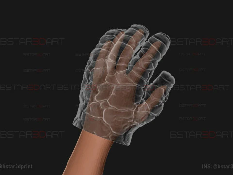 The Thing Hand Wearable - Quarteto Fant&aacute;stico - Marvel Comics Modelo de Impressão 3D