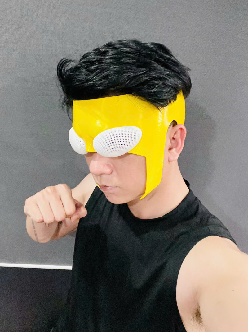 Invincible Mask No Hair - Halloween Comics Cosplay Modelo de Impressão 3D .c4d .max .obj .3ds .fbx .stl .blend