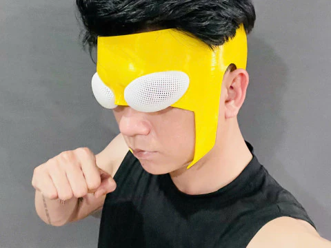 無敵マスク ノーヘア - ハロウィン コミック コスプレ 3Dプリントモデル