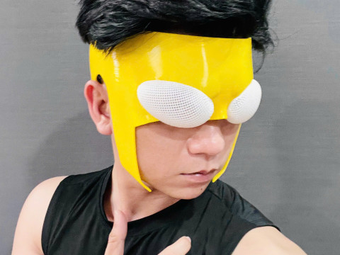 Invincible Mask No Hair - Halloween Comics Cosplay Modelo de Impressão 3D