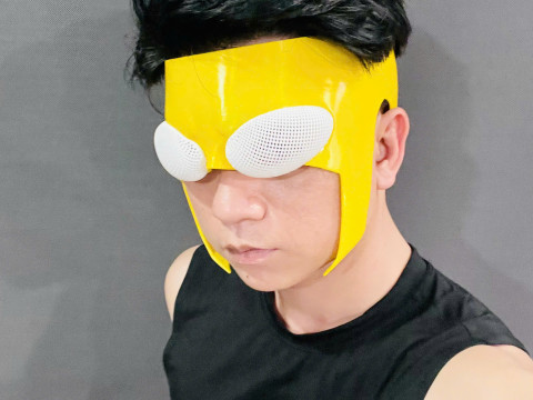 Invincible Mask No Hair - Halloween Comics Cosplay Modelo de Impressão 3D