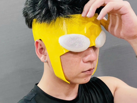Invincible Mask No Hair - Halloween Comics Cosplay Modelo de Impressão 3D