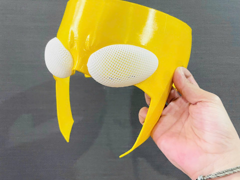 Invincible Mask No Hair - Halloween Comics Cosplay Modelo de Impressão 3D