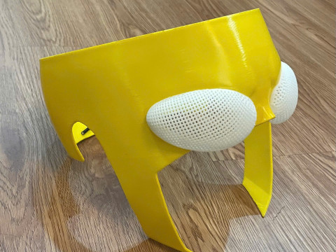 Invincible Mask No Hair - Halloween Comics Cosplay Modelo de Impressão 3D