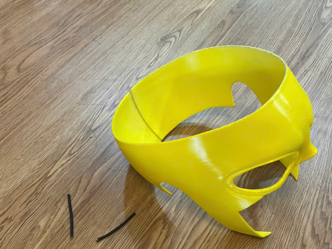 Invincible Mask No Hair - Halloween Comics Cosplay Modelo de Impressão 3D