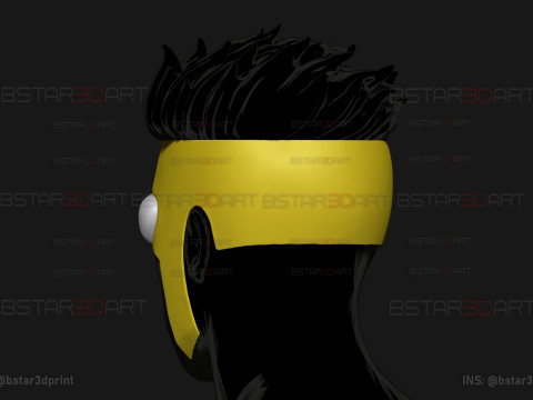 Invincible Mask No Hair - Halloween Comics Cosplay Modelo de Impressão 3D