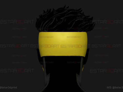 Invincible Mask No Hair - Halloween Comics Cosplay Modelo de Impressão 3D