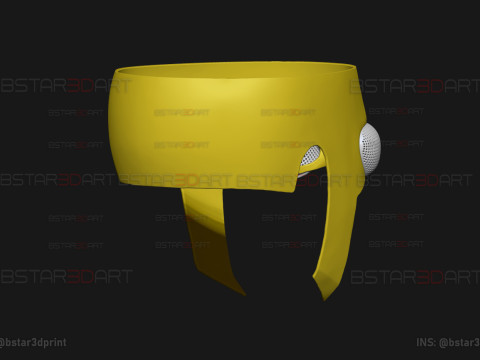 Invincible Mask No Hair - Halloween Comics Cosplay Modelo de Impressão 3D