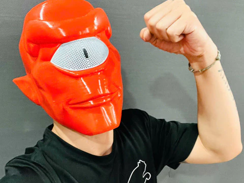 Unbesiegbar - Allen The Alien Mask - Halloween Comics Cosplay 3D Druckmodell