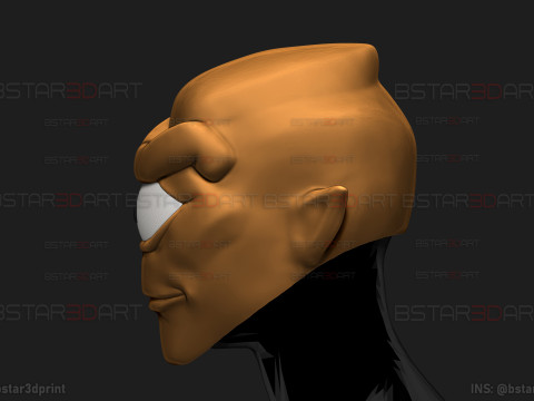 Invincible - Allen The Alien Mask - Halloween Comics Cosplay Modelo de impresión 3D