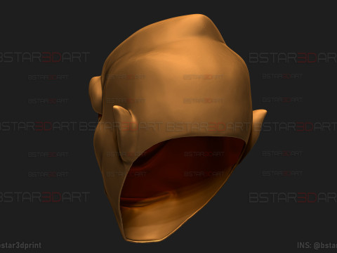 Invincible - Allen The Alien Mask - Halloween Comics Cosplay Modelo de impresión 3D