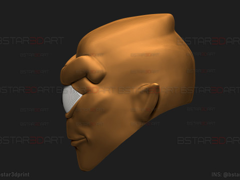 Invincible - Allen The Alien Mask - Halloween Comics Cosplay Modelo de impresión 3D