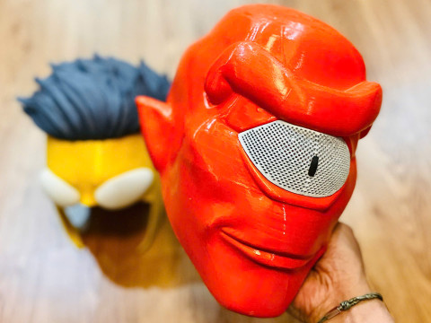 Invincible - Allen The Alien Mask - Halloween Comics Cosplay Modelo de impresión 3D