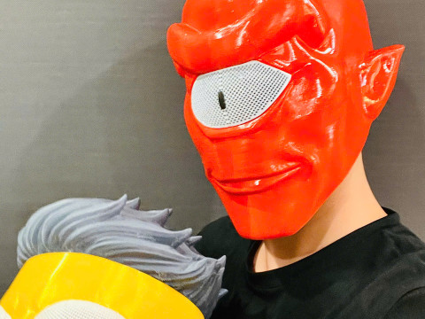 Invincible - Allen The Alien Mask - Halloween Comics Cosplay Modelo de impresión 3D