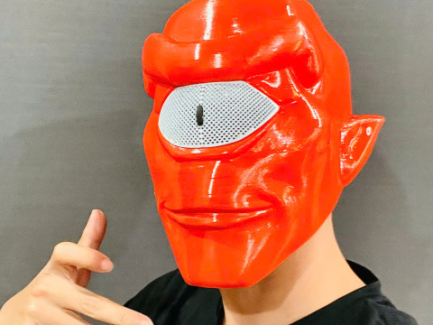 Invincible - Allen The Alien Mask - Halloween Comics Cosplay Modelo de impresión 3D