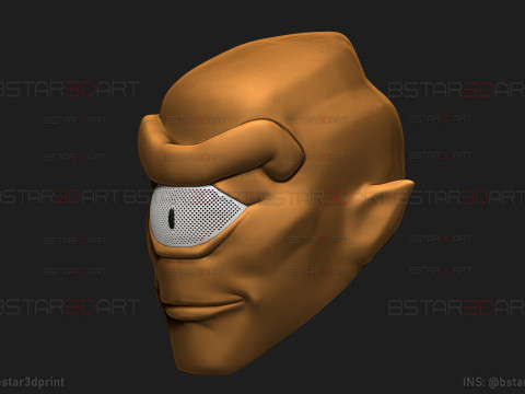 Invincible - Allen The Alien Mask - Halloween Comics Cosplay Modelo de impresión 3D