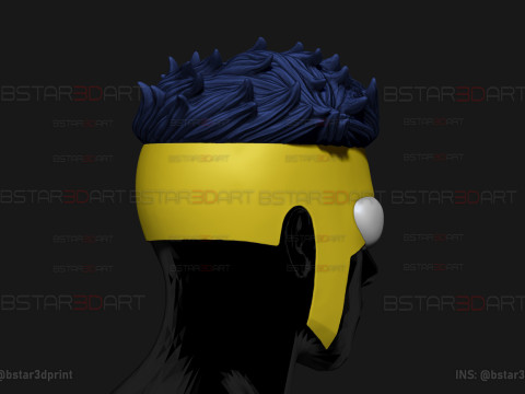 Invincible Mask With Hair - Halloween Comics Cosplay 3D प्रिंट मॉडल
