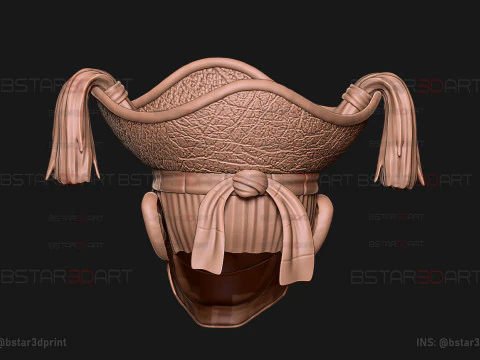 The Buggy Head Wearable - One Piece Anime Cosplay 3D Print Model