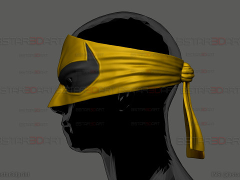 The Iron Fist Eye Mask - Marvel Comics Cosplay 3D Baskı Modeli