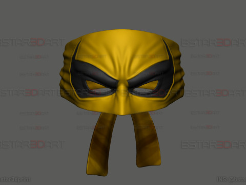 The Iron Fist Eye Mask - Marvel Comics Cosplay 3D Baskı Modeli