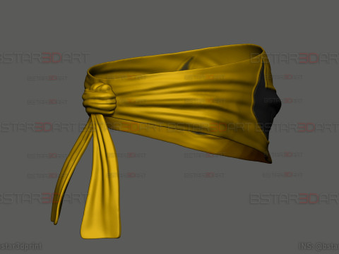 The Iron Fist Eye Mask - Marvel Comics Cosplay 3D Baskı Modeli
