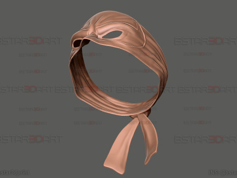 The Iron Fist Eye Mask - Marvel Comics Cosplay 3D Baskı Modeli