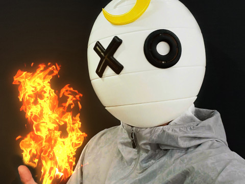 Benimaru Shinmon Helmet - Fire Force Anime Cosplay 3D Print Model