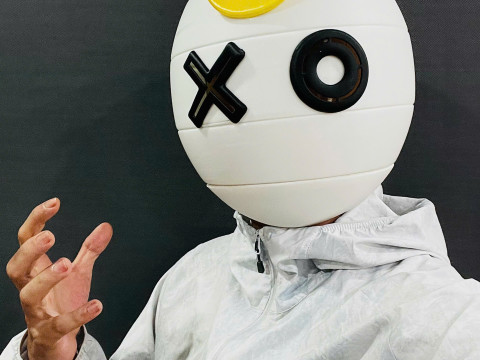 Benimaru Shinmon Helmet - Fire Force Anime Cosplay Modello di stampa 3D