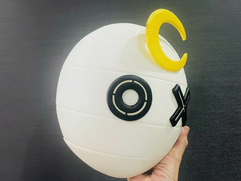Benimaru Shinmon Helmet - Fire Force Anime Cosplay 3D Print Model