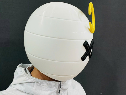 Benimaru Shinmon Helmet - Fire Force Anime Cosplay Modello di stampa 3D
