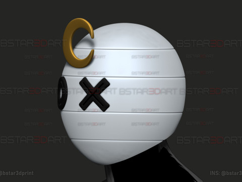 Benimaru Shinmon Helmet - Fire Force Anime Cosplay Modello di stampa 3D
