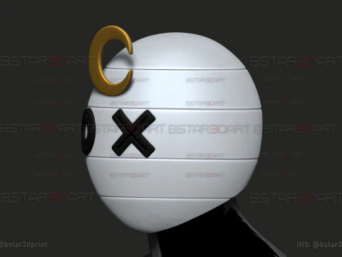 Benimaru Shinmon Helmet - Fire Force Anime Cosplay 3D Print Model