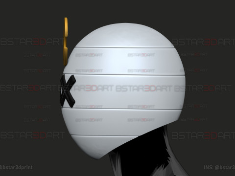 Benimaru Shinmon Helmet - Fire Force Anime Cosplay Modello di stampa 3D