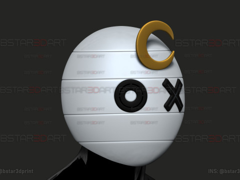 Benimaru Shinmon Helmet - Fire Force Anime Cosplay Modello di stampa 3D